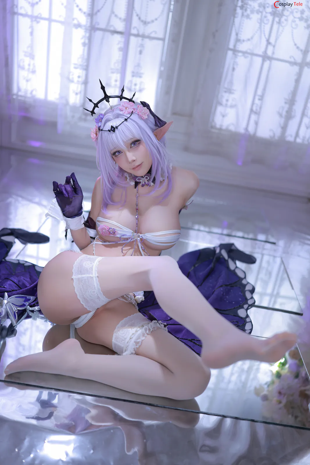Aqua cosplay Castorice 16