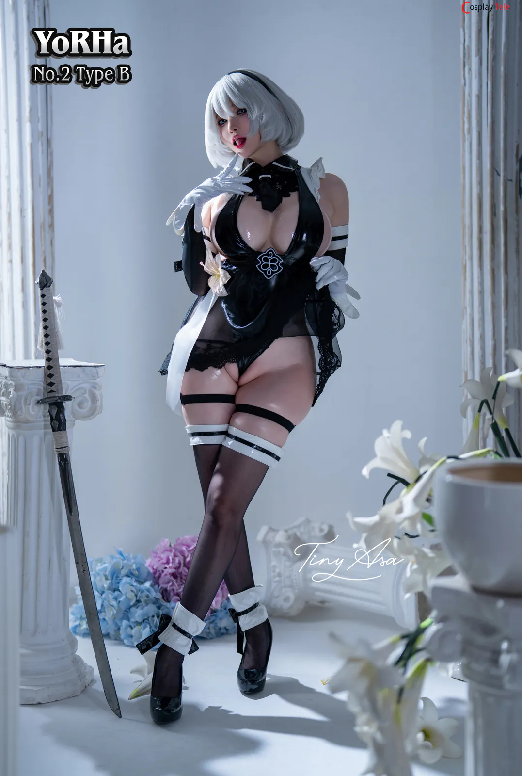 Tiny Asa cosplay 2B 5