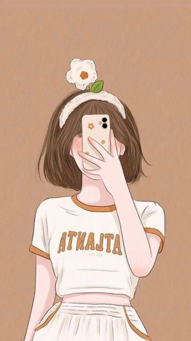 avatar nữ che mặt 12