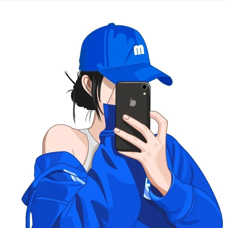 avatar nữ che mặt 20