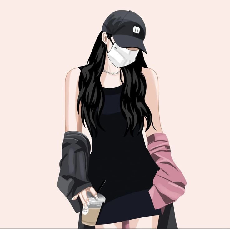 avatar nữ che mặt 32