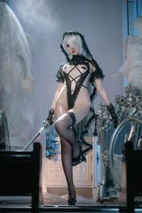 axunkaOri cosplay 2B Black Bride NierAutomata 1 result