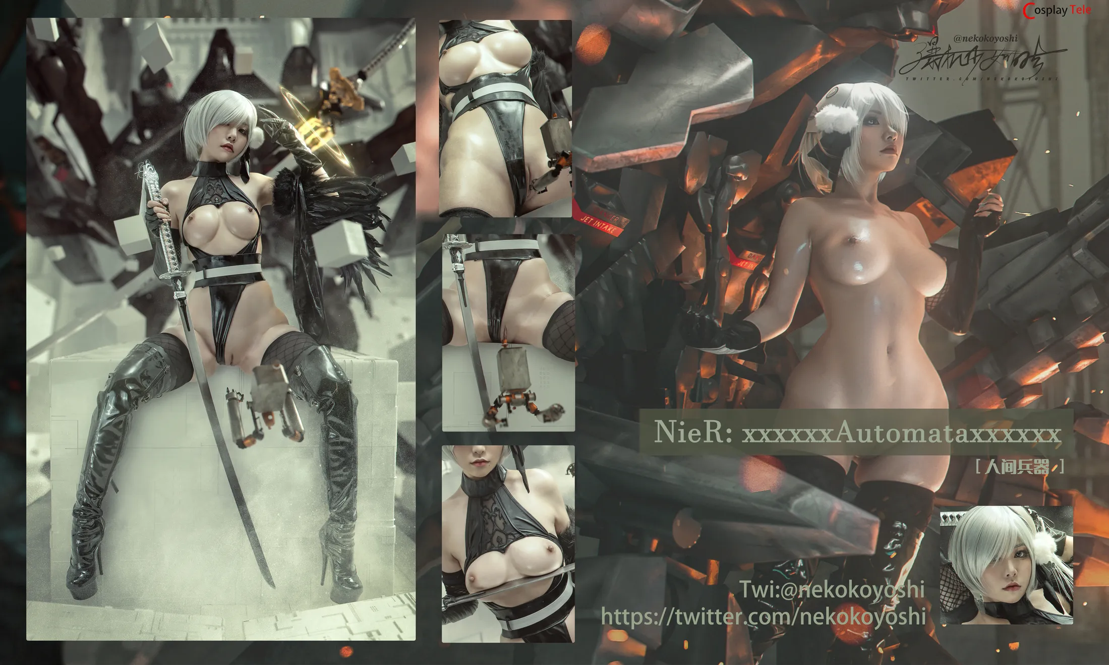 Nekokoyoshi cosplay 2B 44